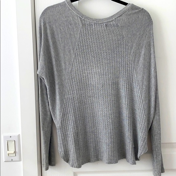 Velvet Grey Waffleknit Sweater - Picture 3 of 3
